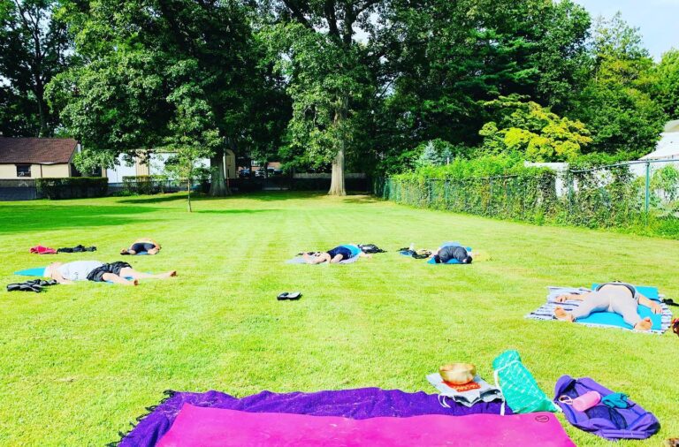 yoga at the park